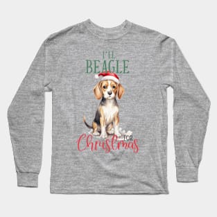 Beagle Christmas Shirt Long Sleeve T-Shirt